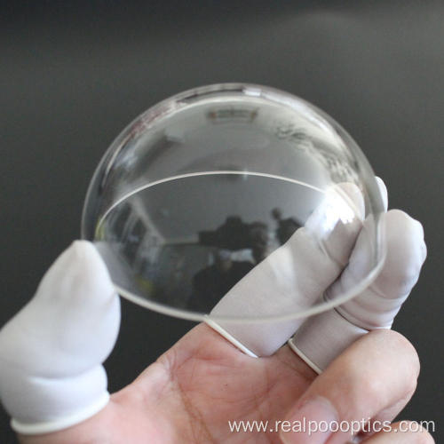 100mm diameter optical glass dome lens